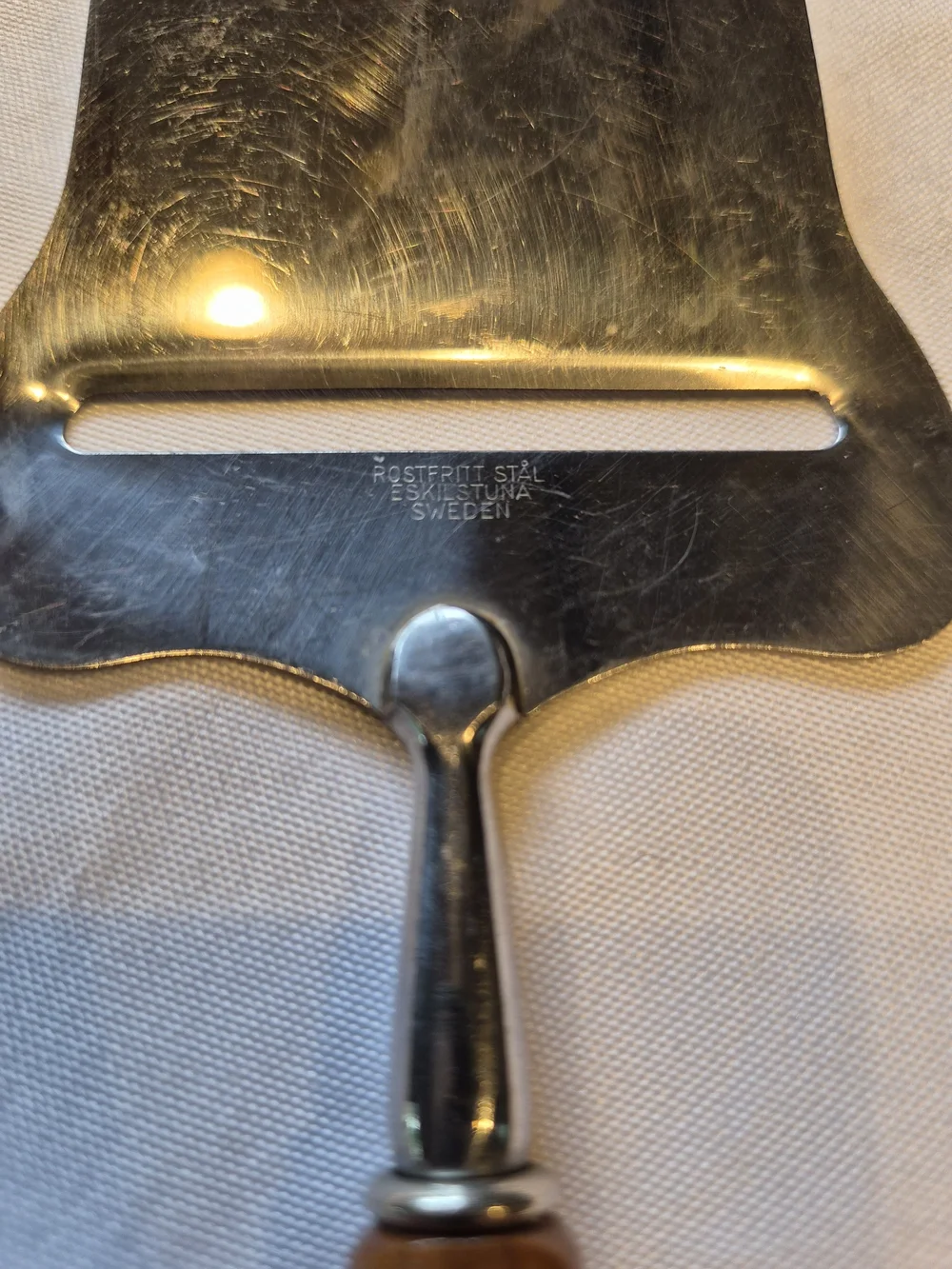 This vintage Eskilstuna cheese slicer from Sweden
